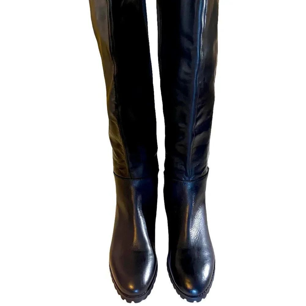 NWOT BLONDO BLACK tall suede boots size US 7.5